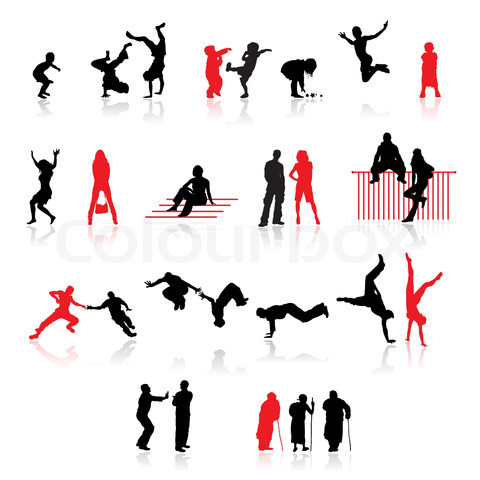 1639709-29608-silhouettes-of-people-fun-children-young-couples-sport-teens-old-age